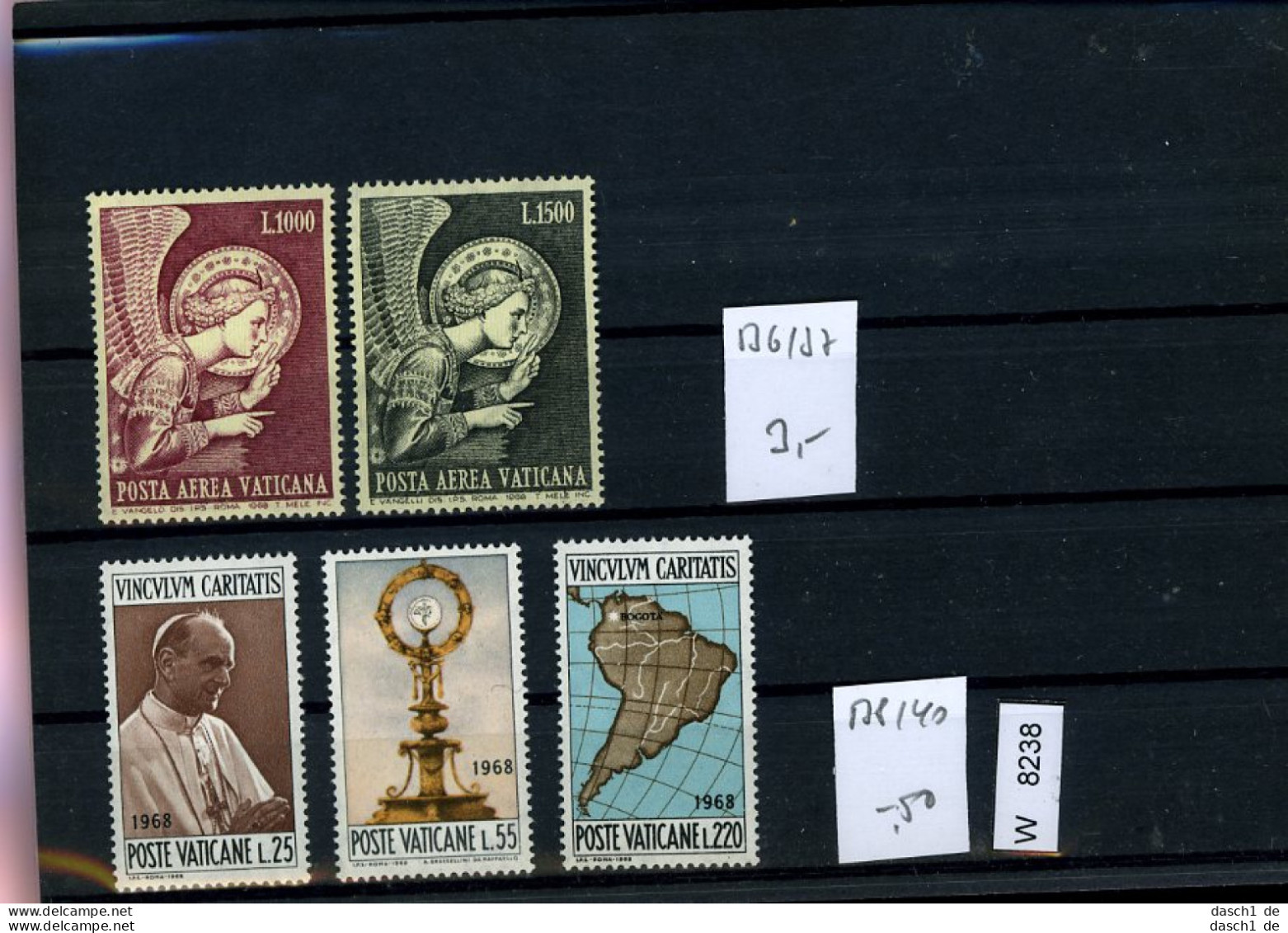 Vatikanstaat, Xx, X, O, 10 Lose U.a. Kl. Sammlung Auf A6-Karte - Colecciones