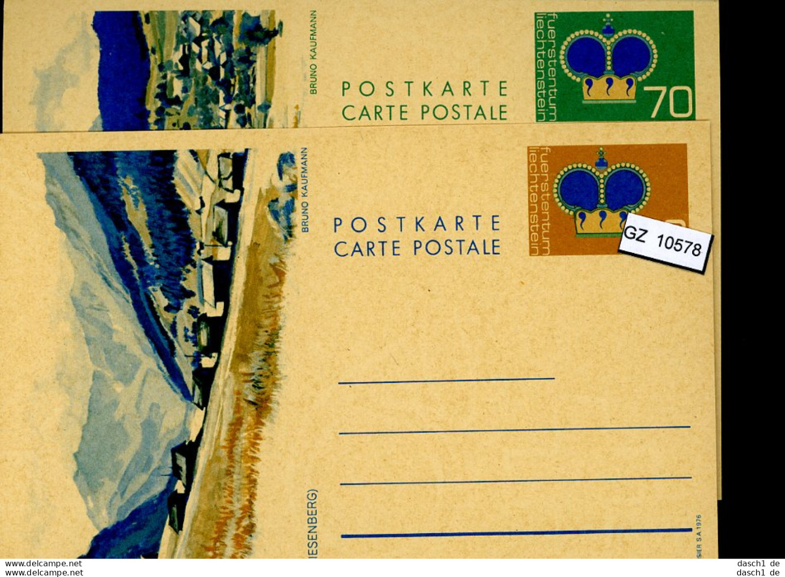 Lichtenstein, 7 Lose U.a. Maximumkarten, Lot Von 5 MCs - Enteros Postales