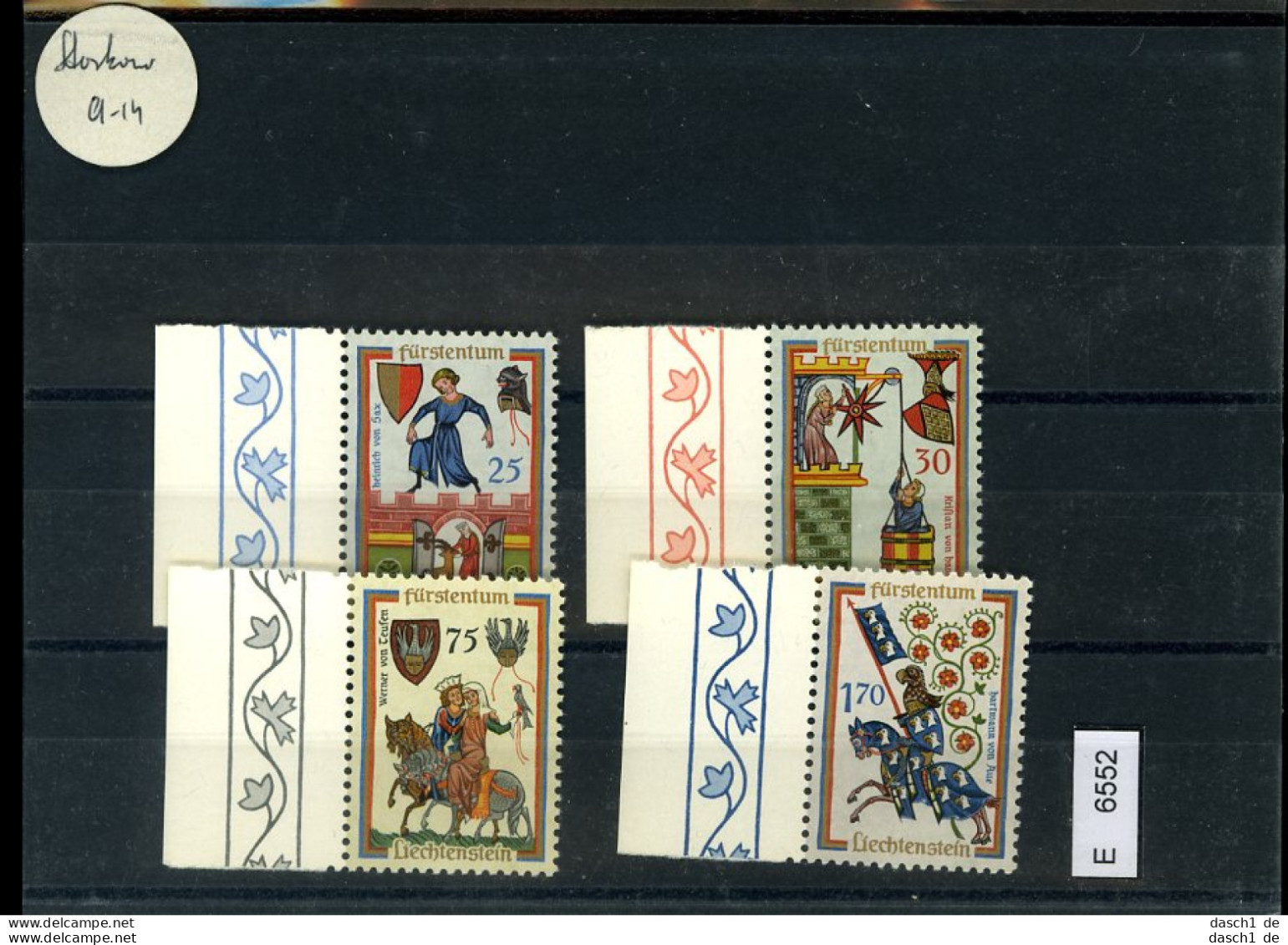 Lichtenstein, Xx, 10 Lose U.a. 616 - 619 - Collections