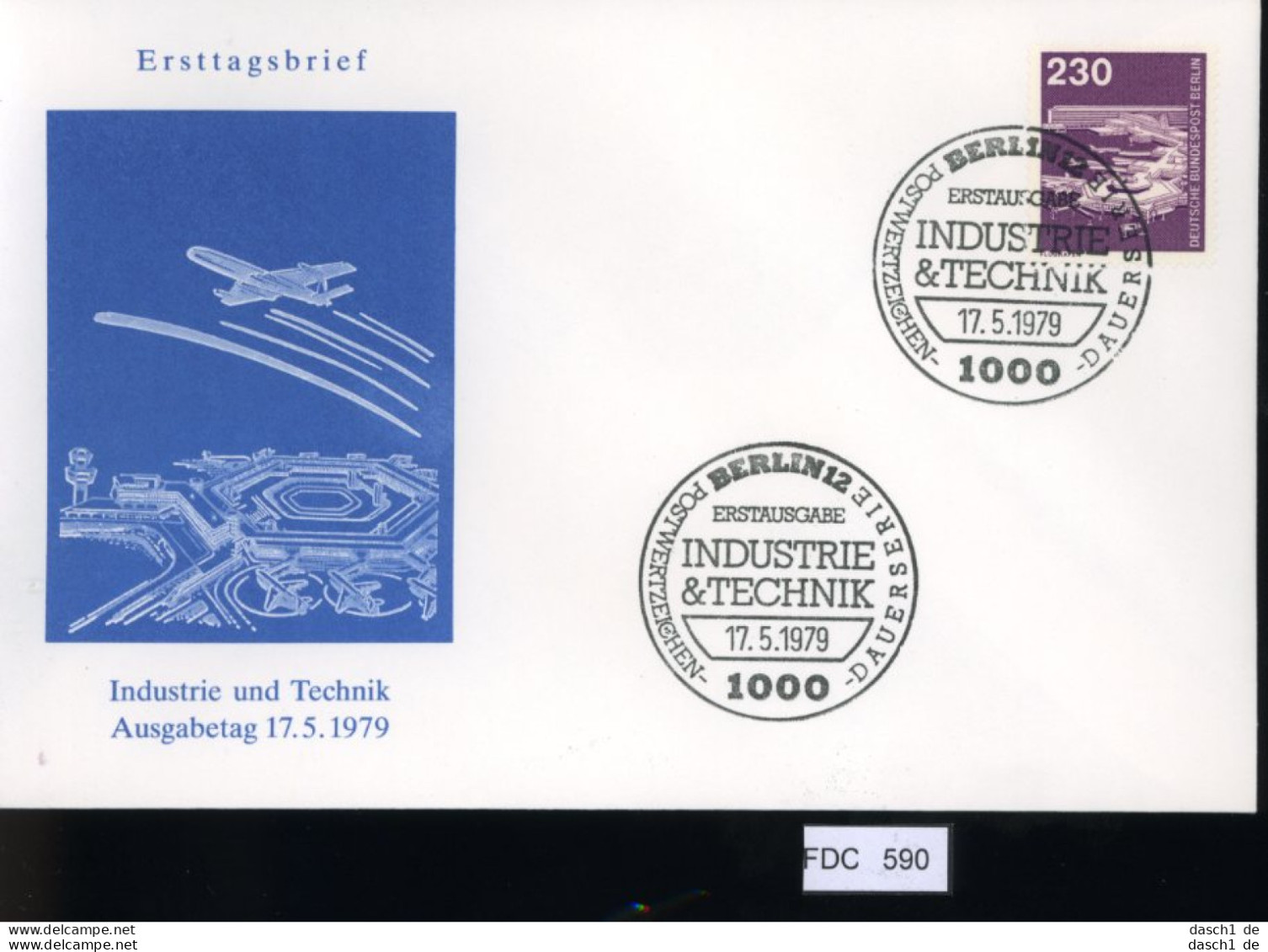 Berlin, FDC, 6 Lose U.a. 1979, Mi.-Nr. 607-610 - Altri & Non Classificati