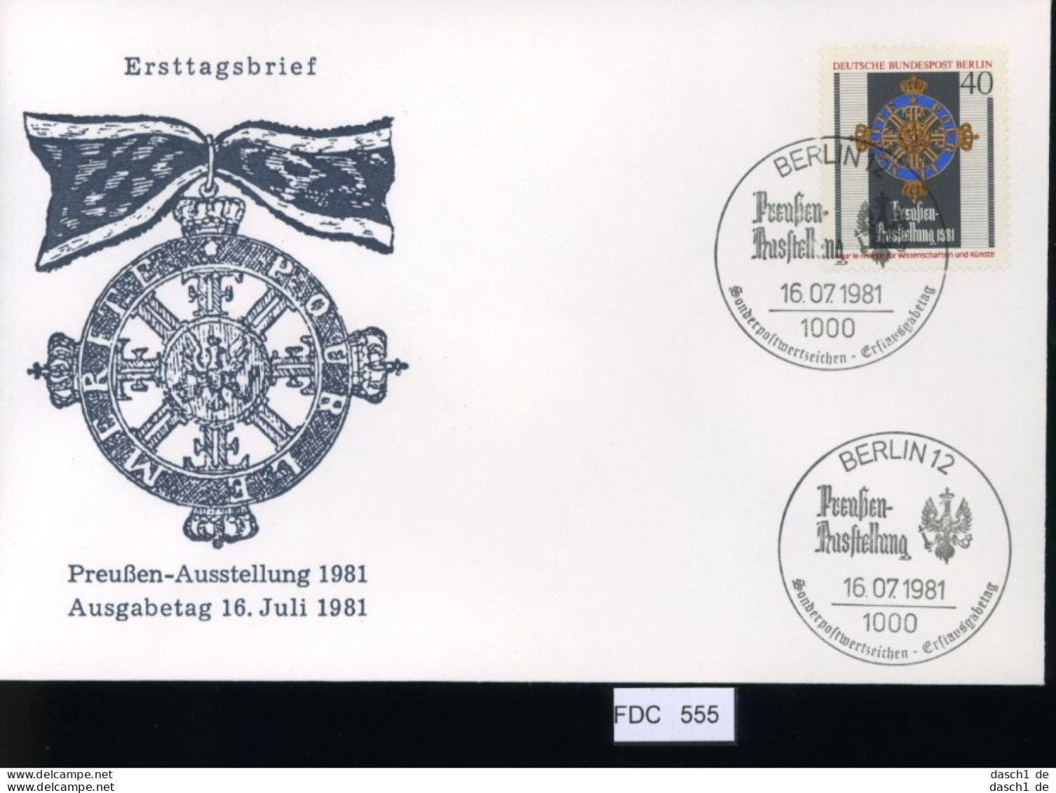 Berlin, FDC, 6 Lose U.a. 1981, Mi.-Nr. 645-646 - Autres & Non Classés