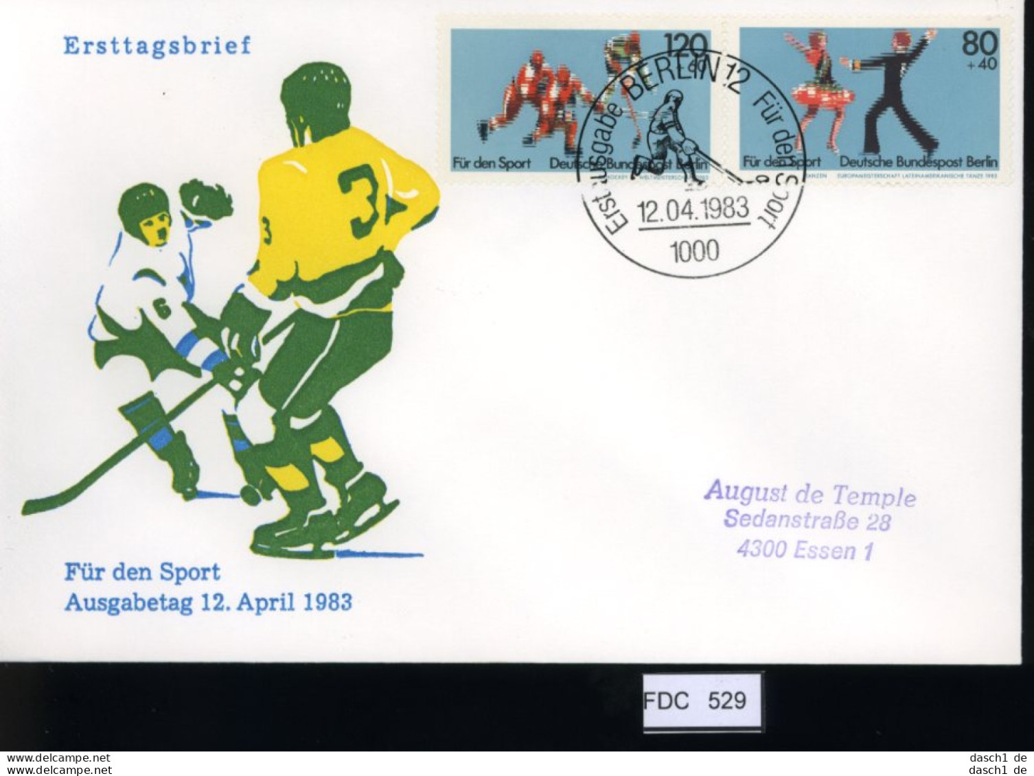 Berlin, FDC, 6 Lose U.a. 1982, Mi.-Nr. 688 - Other & Unclassified