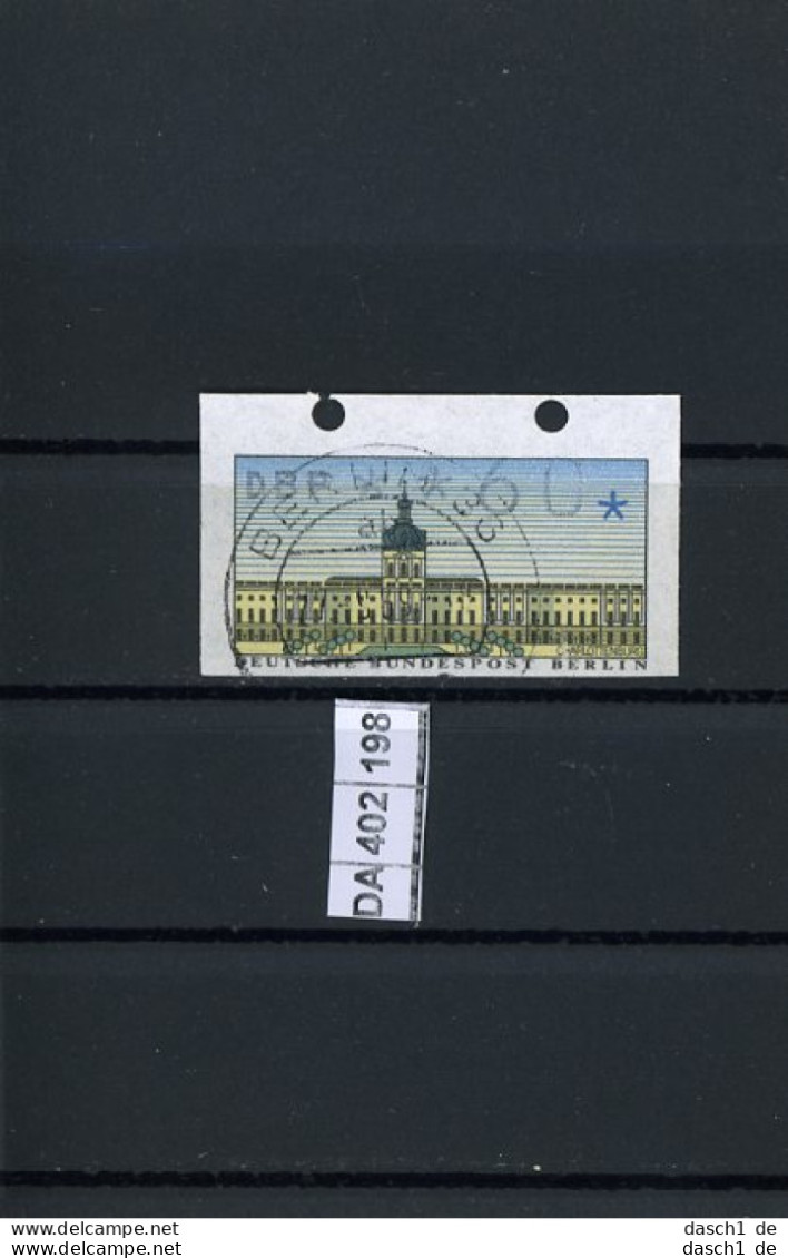 Berlin, O, 4 Lose U.a. 1987, ATM Mit Oben Geschlossenen Transportlöcher - Abarten Und Kuriositäten