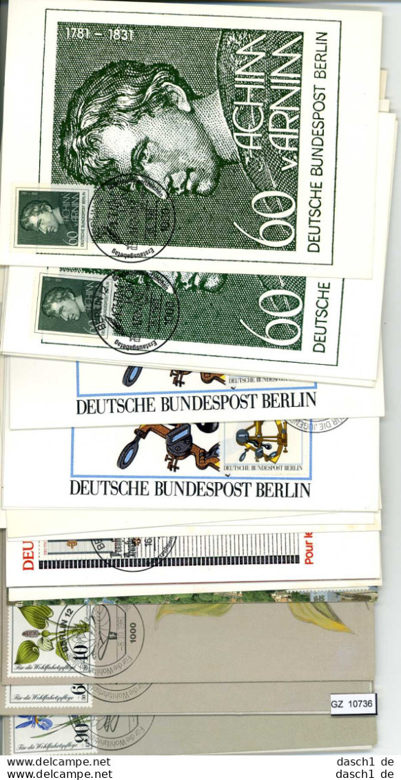 Berlin, Maximumkarten, 1981, Lot Von 28 MCs - Cartas Máxima