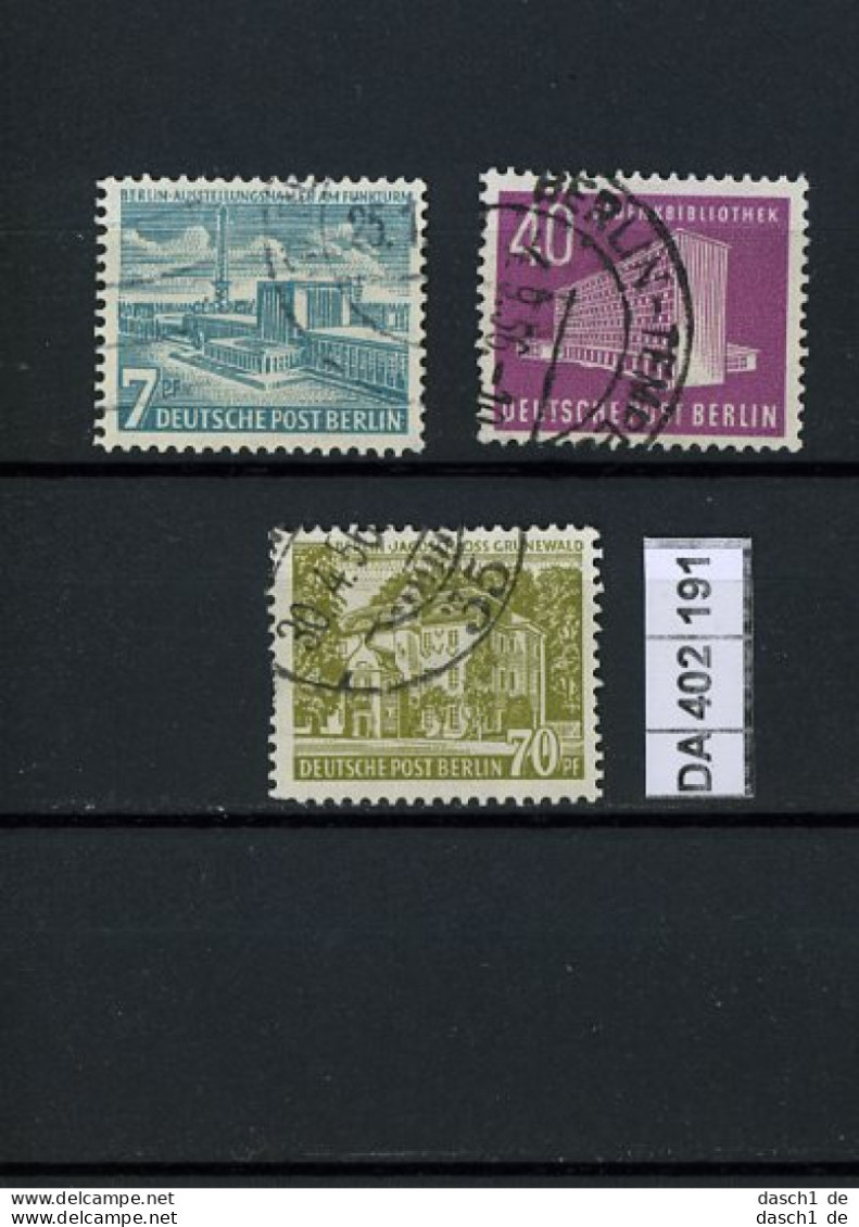 Berlin, Xx, O, 5 Lose U.a. 1972, 435 - 438, Ecke Unten Rechts, Mit Formnummer - Used Stamps
