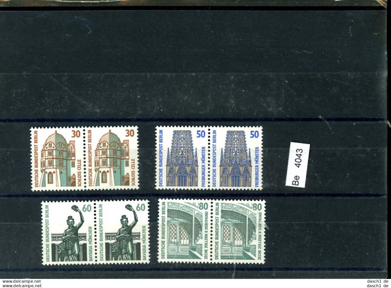 Berlin, Xx, 4 Lose U.a. 793-796 Waagerechte Paare - Unused Stamps