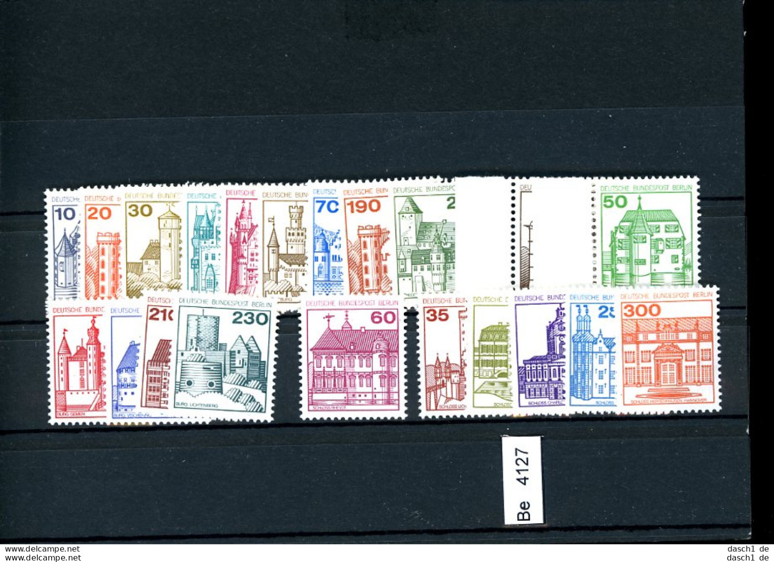 Berlin, Xx, 5 Lose U.a. 532 Ff., Kplt. Serie Der DM Werte - Unused Stamps