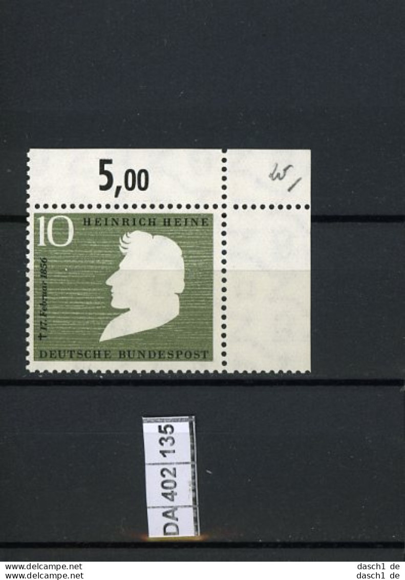 Bundesrepublik, Xx, 5 Lose U.a. 1957, 275, Ecke Oben Links, Viererblock - Ungebraucht