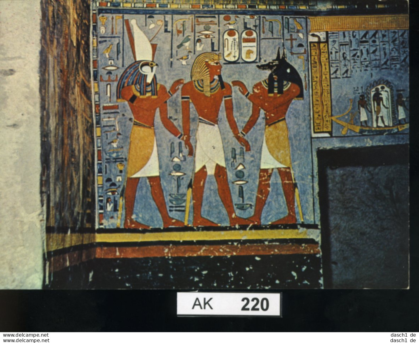 AK220, Ägypten, Der König Geführt Von Anubis Und Harsiesis - Archéologie