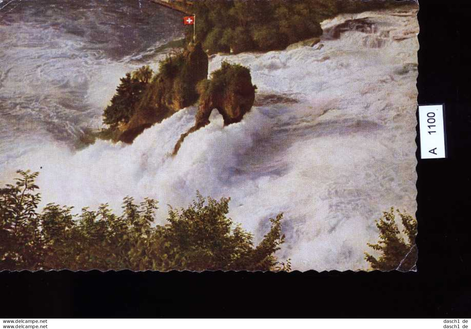 Schweiz, 6 Lose U.a., Postkarte Rheinfall Schaffhausen, 1959 Echt Gelaufen - Sammlungen