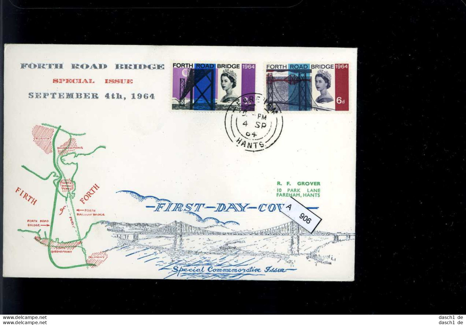 Grossbritannien 5 Lose U.a., FDC, 390 - 391 - 1952-71 Ediciones Pre-Decimales