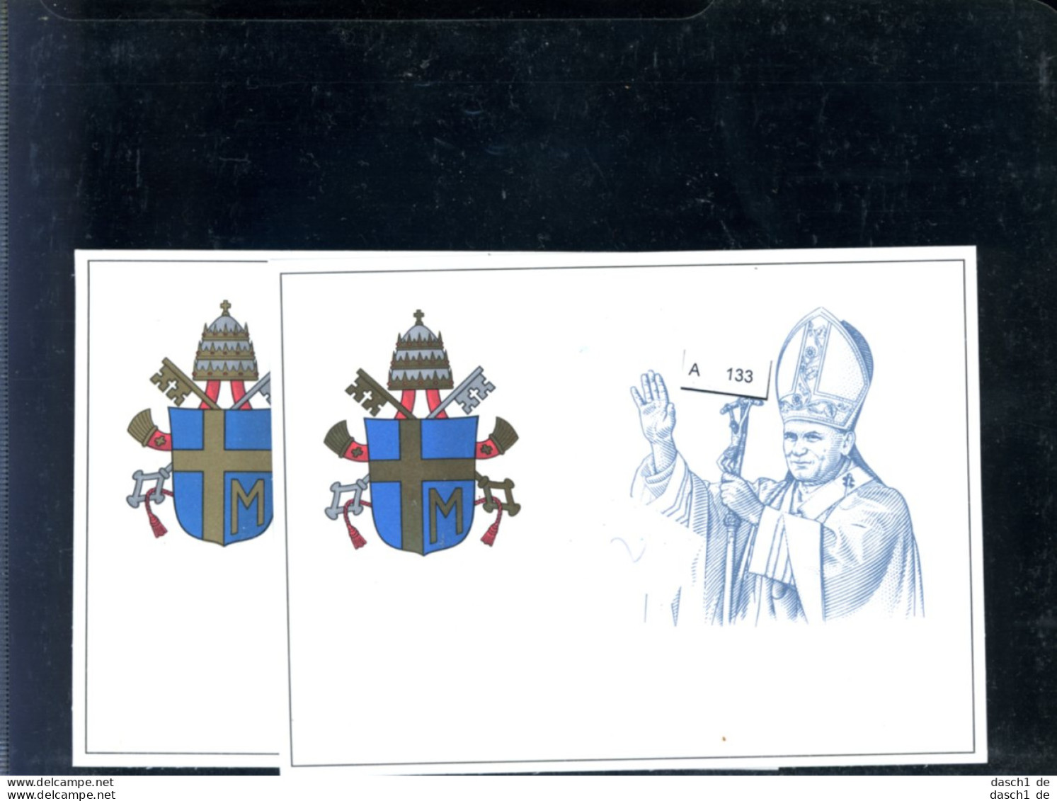 Vatikanstaat, 5 Lose U.a., 6 Sonderpostkarten 19?? - Postwaardestukken