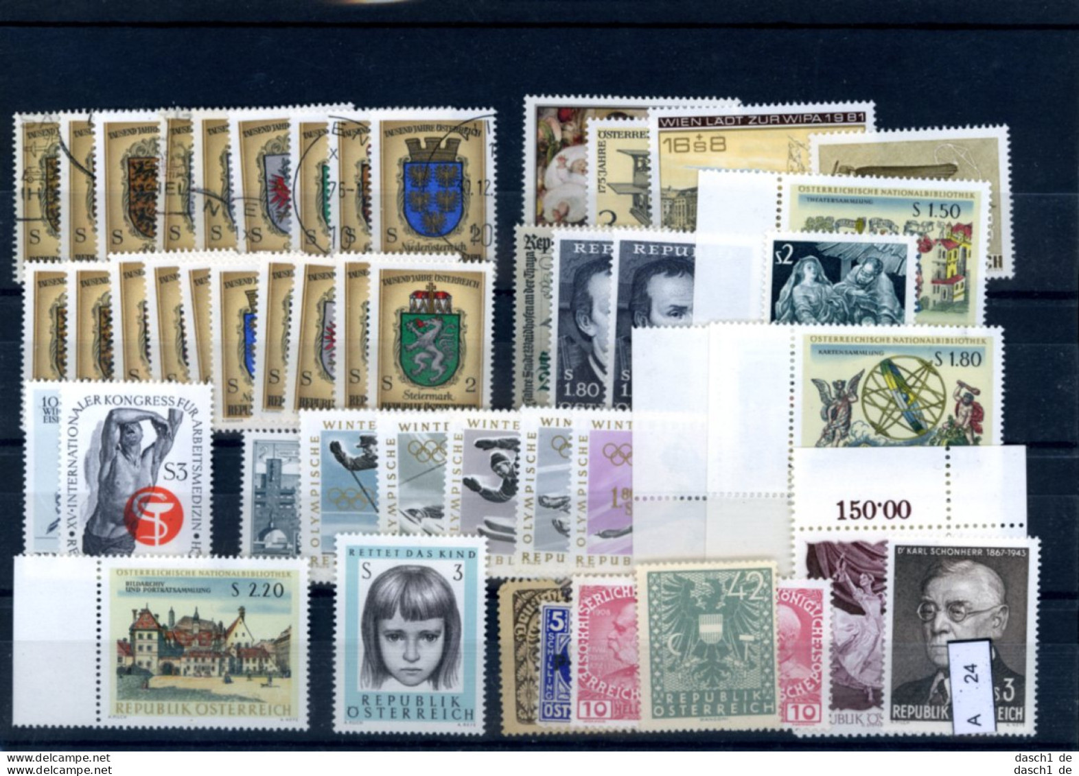 Österreich,  Xx,x,o, Sammelposten Auf A5-Karte Gesteckt - Collections