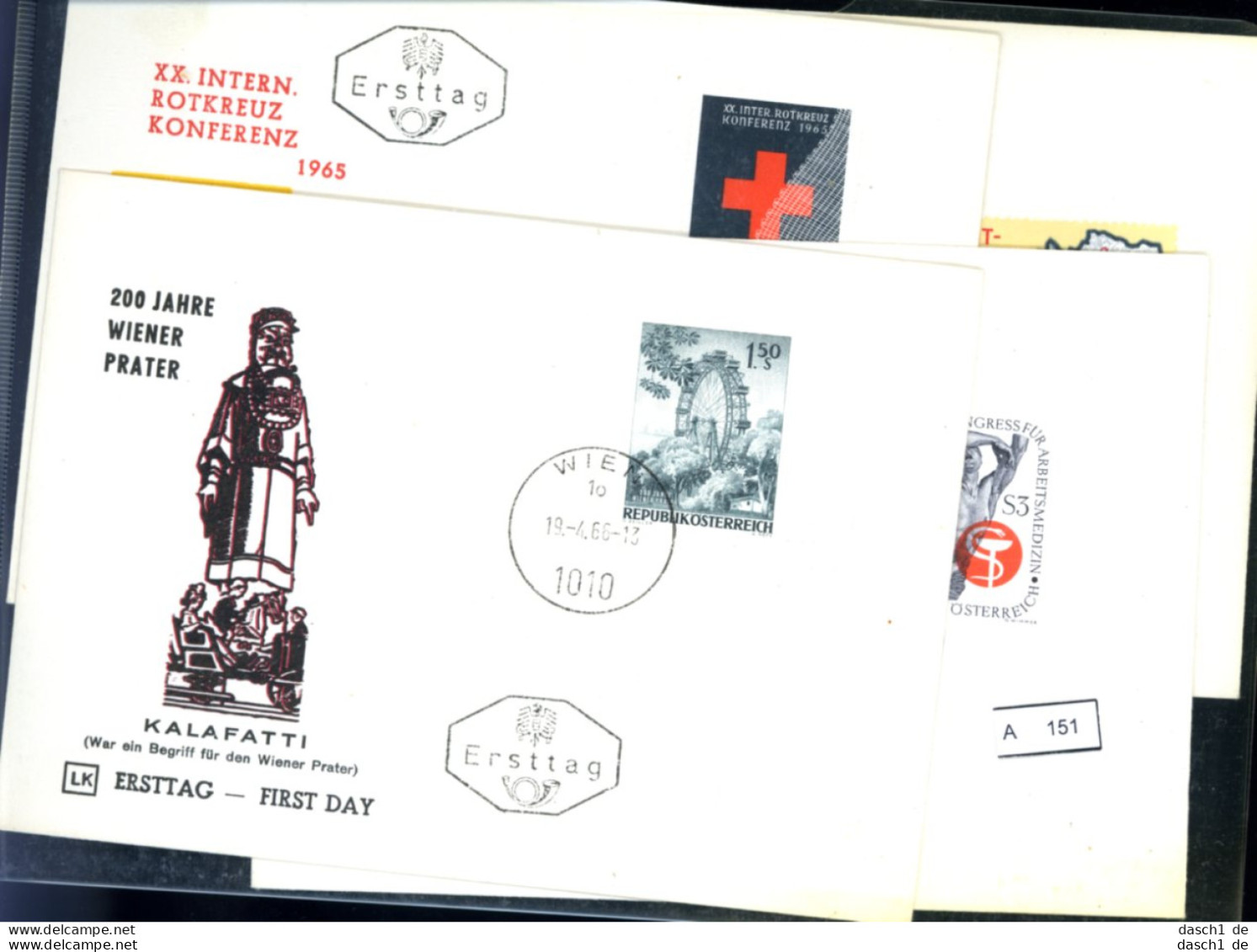 Österreich, 4 Lose U.a., Je 4 Versch. FDCs - FDC