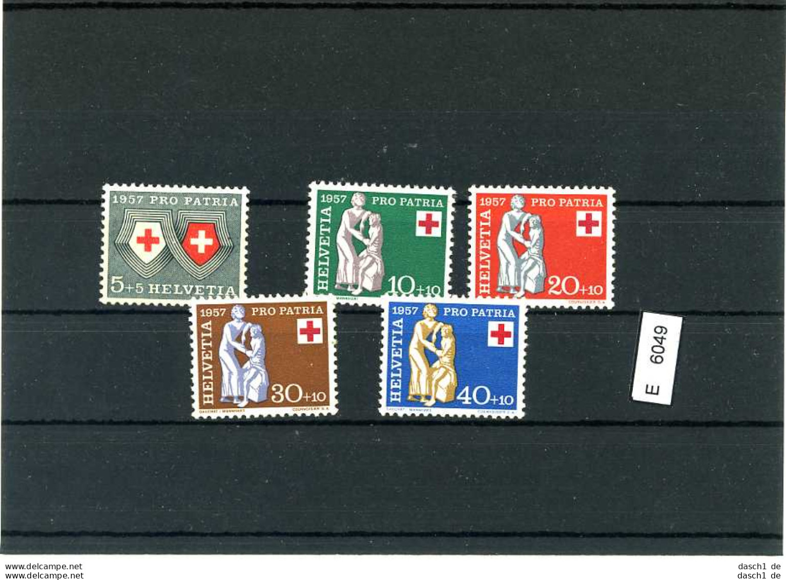 Schweiz 5 Lose U.a. 194-196 197 (Zugabe) - Collections