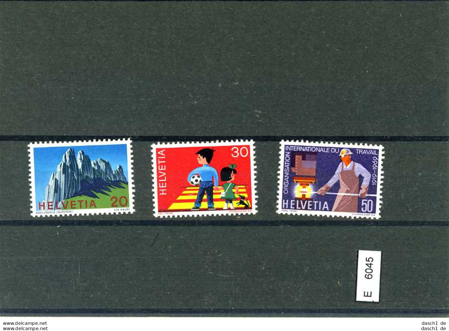 Schweiz 5 Lose U.a. 194-196 197 (Zugabe) - Collections