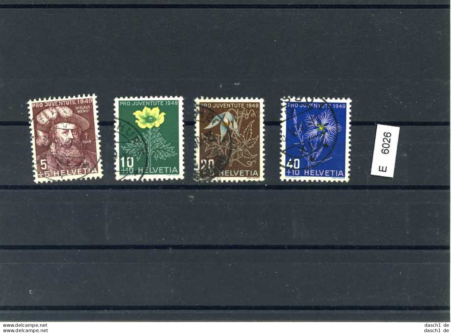 Schweiz 5 Lose U.a.  246-249 - Collections