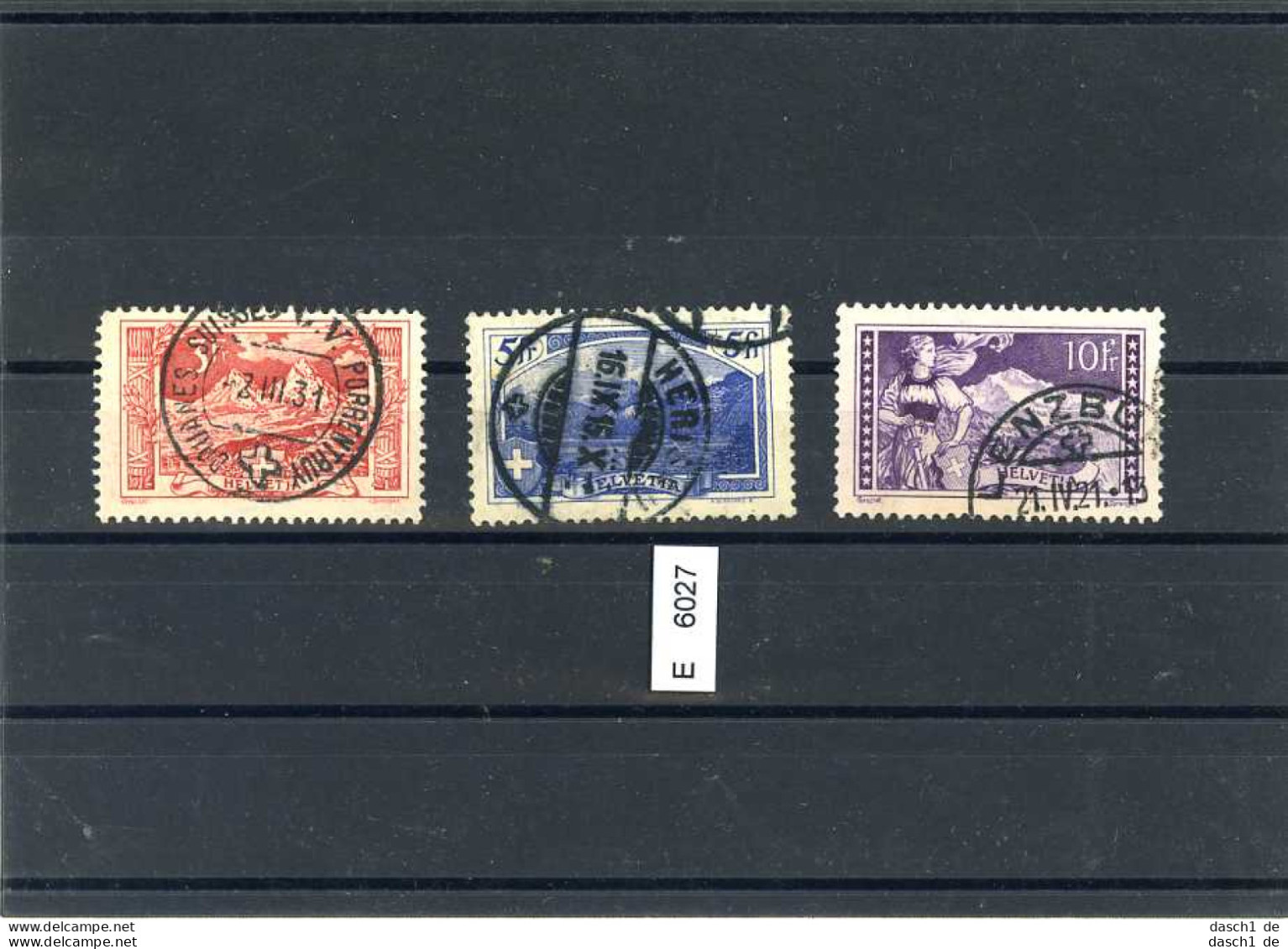 Schweiz 5 Lose U.a.  246-249 - Collections