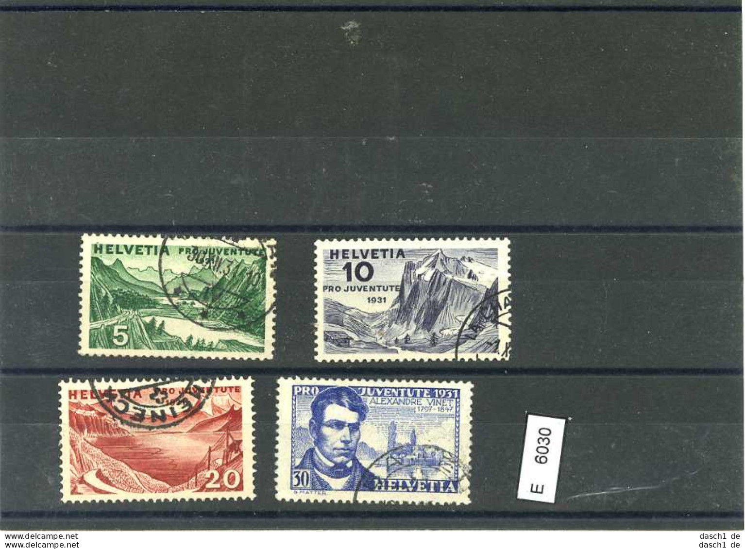 Schweiz 5 Lose U.a.  246-249 - Collections