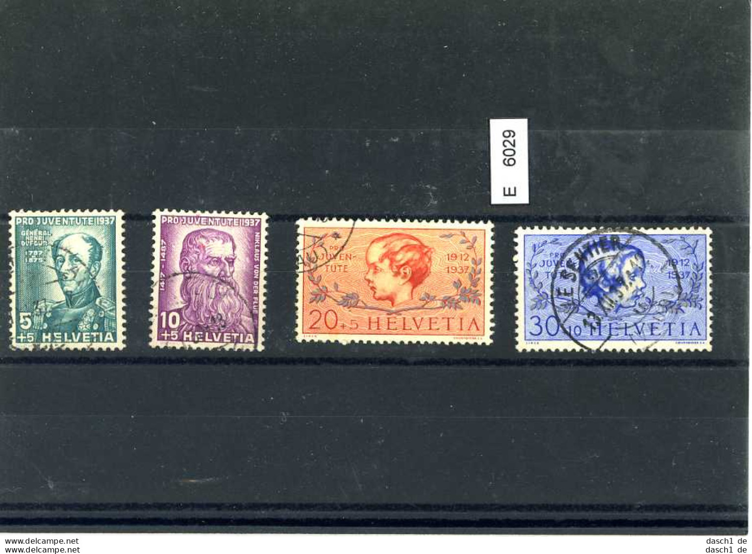 Schweiz 5 Lose U.a.  246-249 - Collections