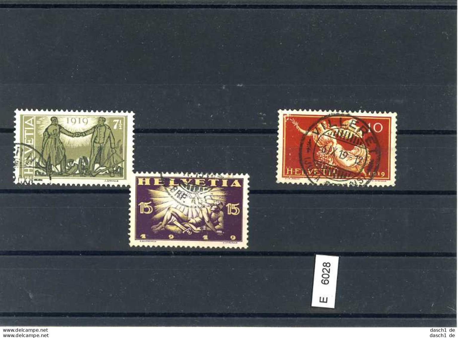 Schweiz 5 Lose U.a.  246-249 - Collections