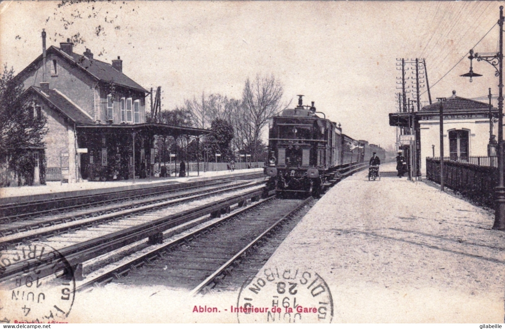 94 - Val De Marne - ABLON Sur SEINE - Interieur De La Gare - Ablon Sur Seine