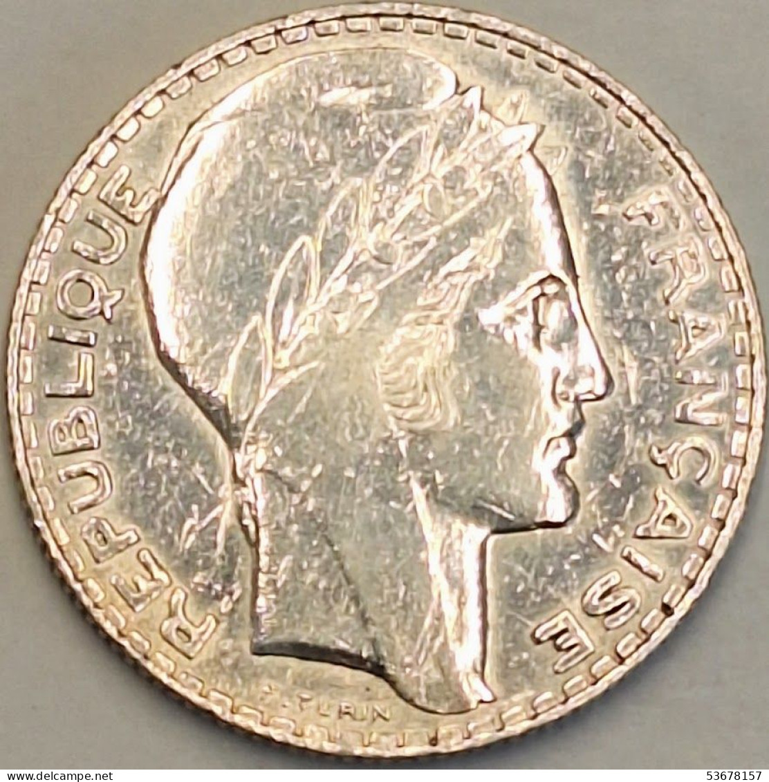 France - 10 Francs 1934, KM# 878, Silver (#4135) - 10 Francs