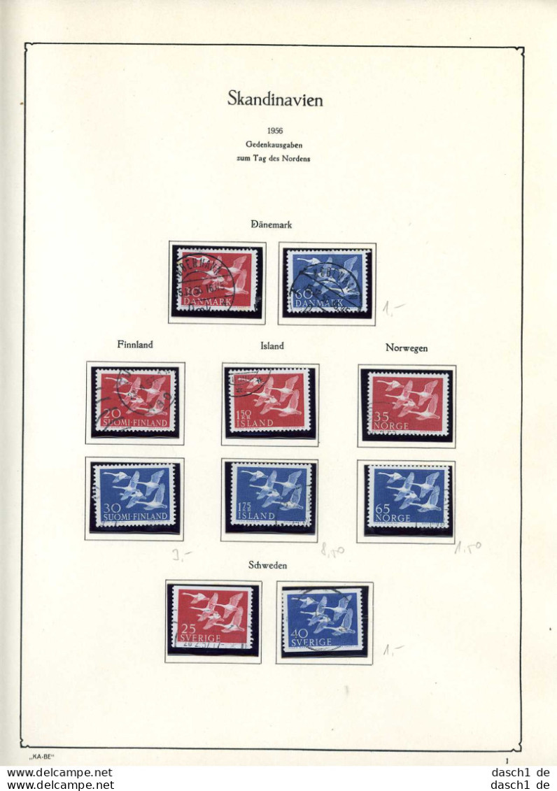 Europa, Skandinavien, Xx Und O, Tag Des Nordens Ab 1956 - European Ideas