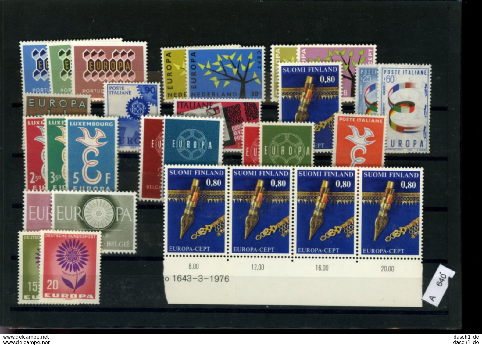 CEPT - Europa, Xx,x,o, Sammlung Auf A5-Karte - Collections