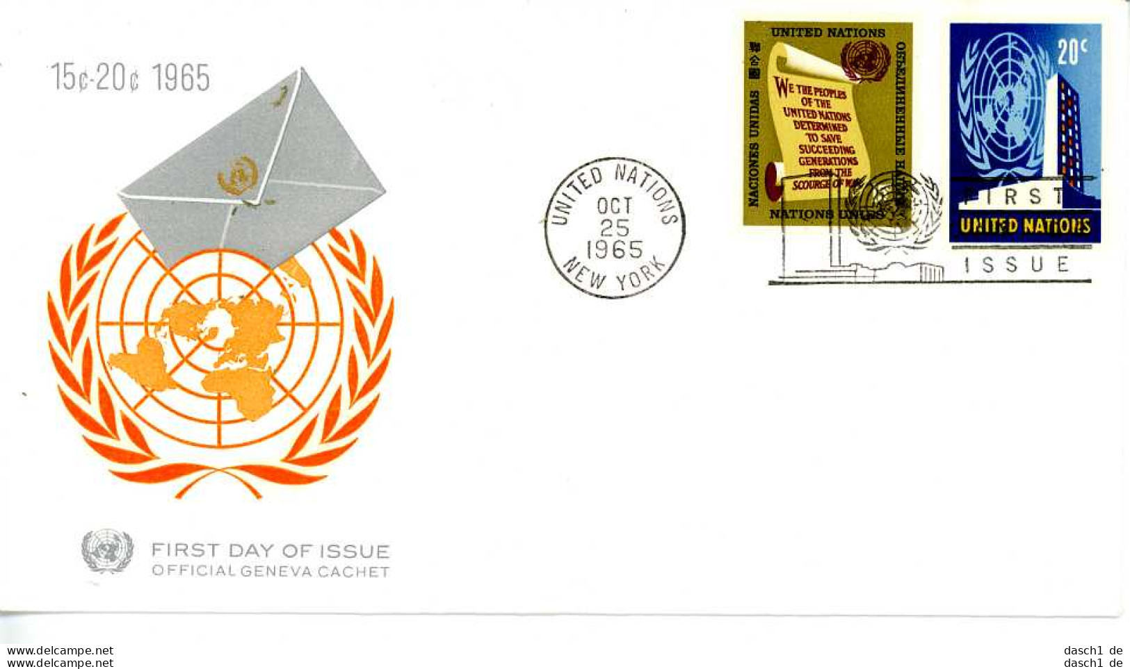 Europa, CEPT, 1965, FDC und Sonderbelege,  24 Belege