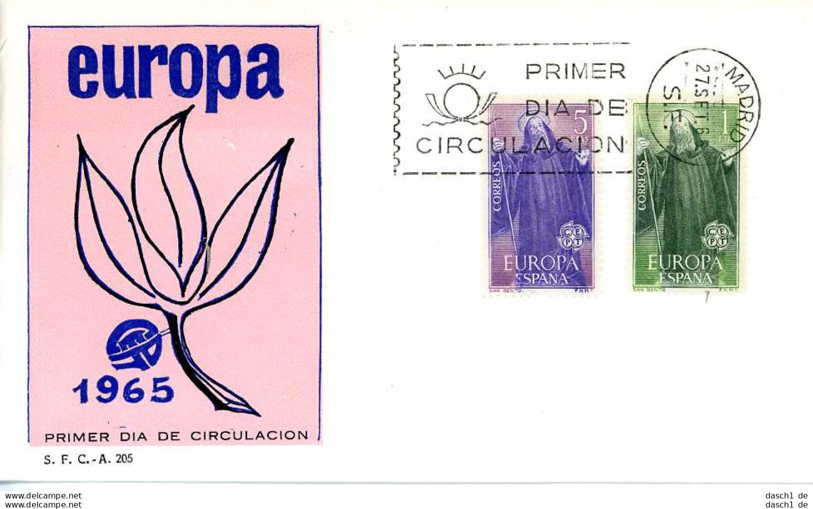 Europa, CEPT, 1965, FDC und Sonderbelege,  24 Belege