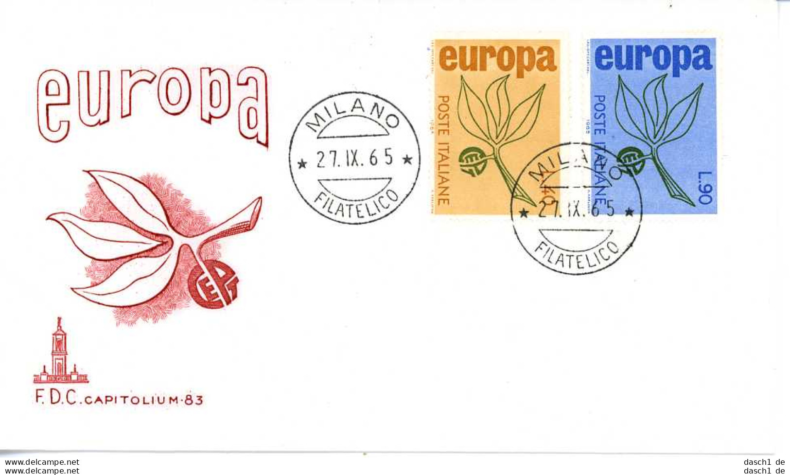 Europa, CEPT, 1965, FDC und Sonderbelege,  24 Belege