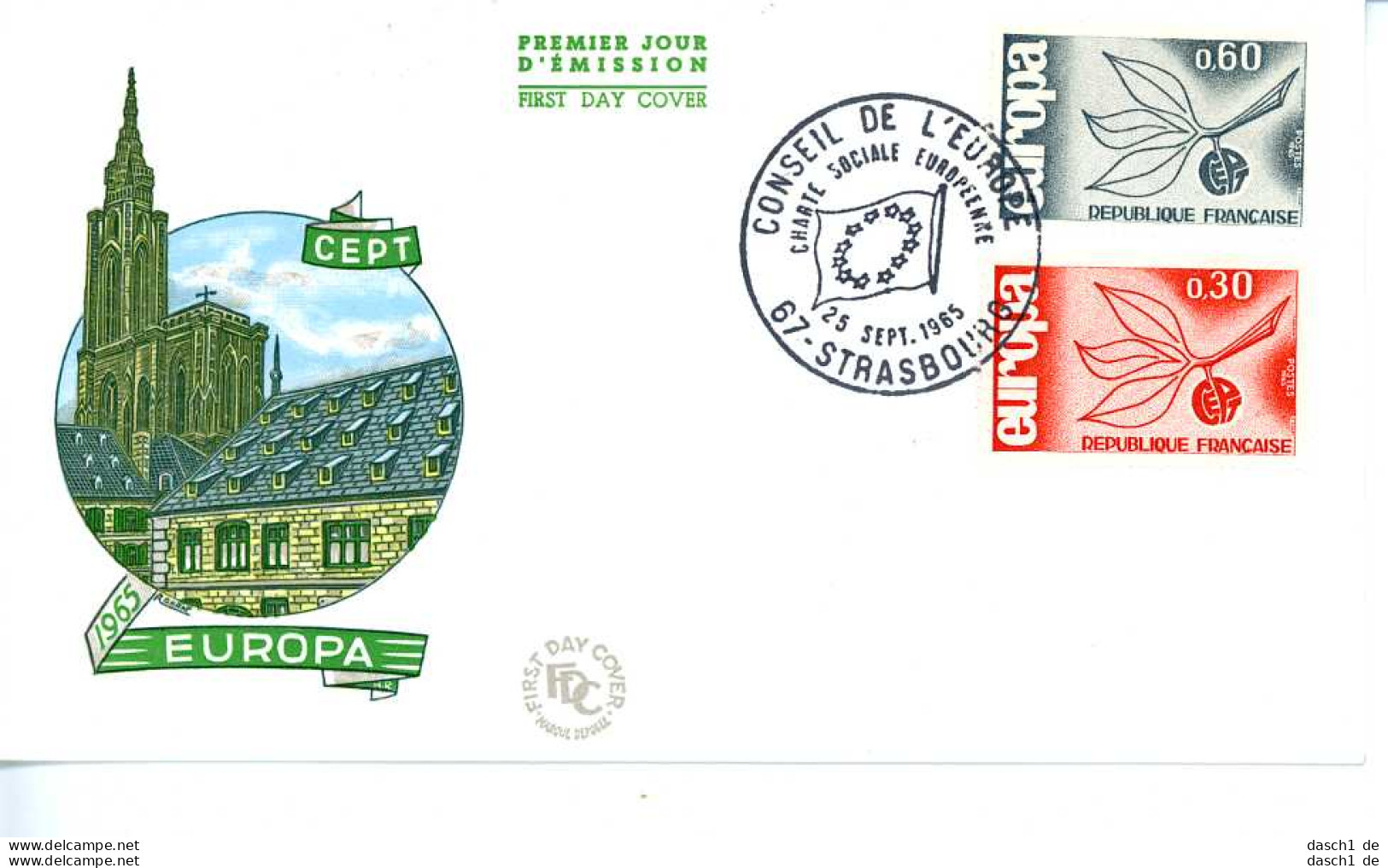 Europa, CEPT, 1965, FDC und Sonderbelege,  24 Belege