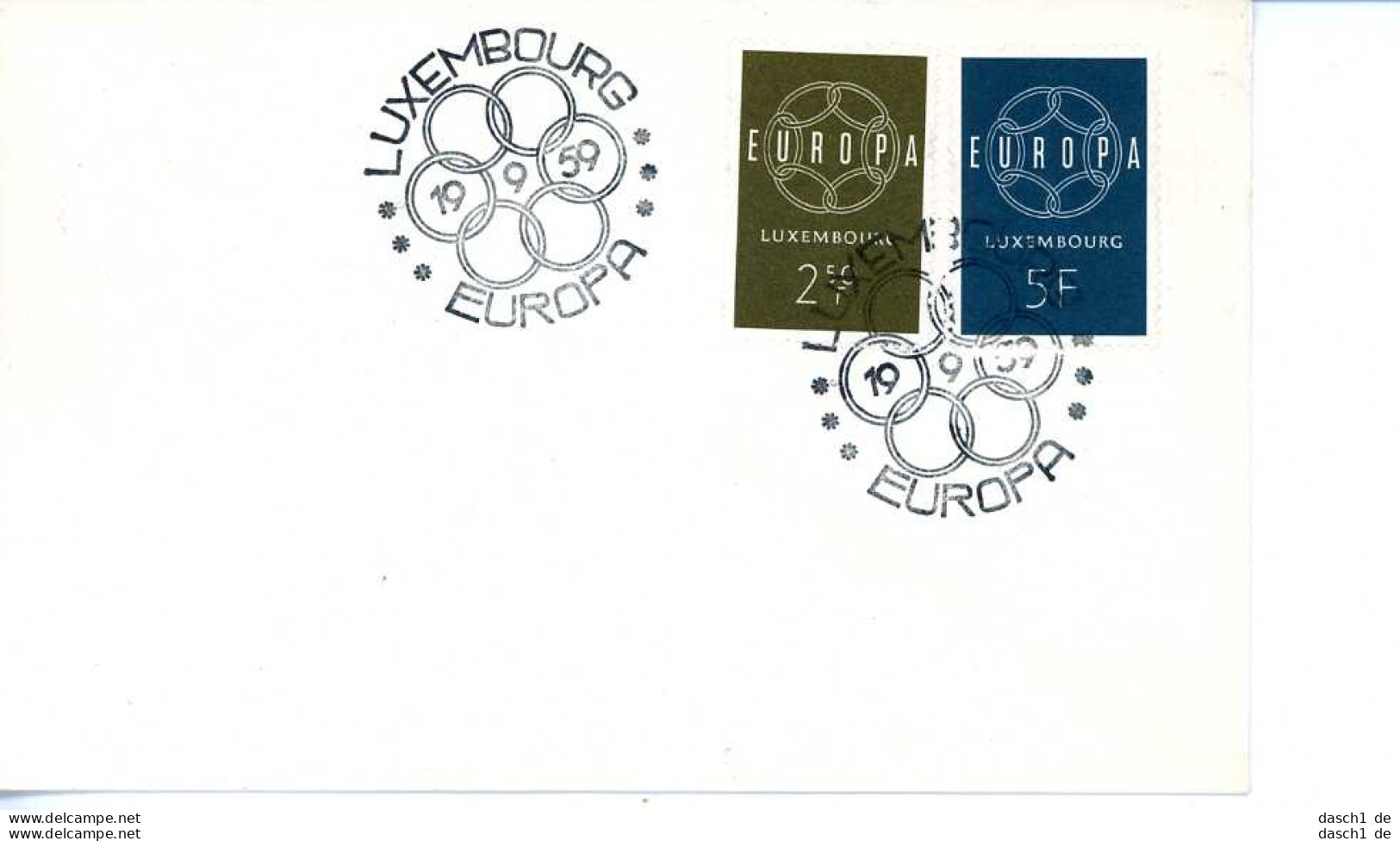 Europa, CEPT, 1959, FDC und Sonderbelege, 14 Briefe