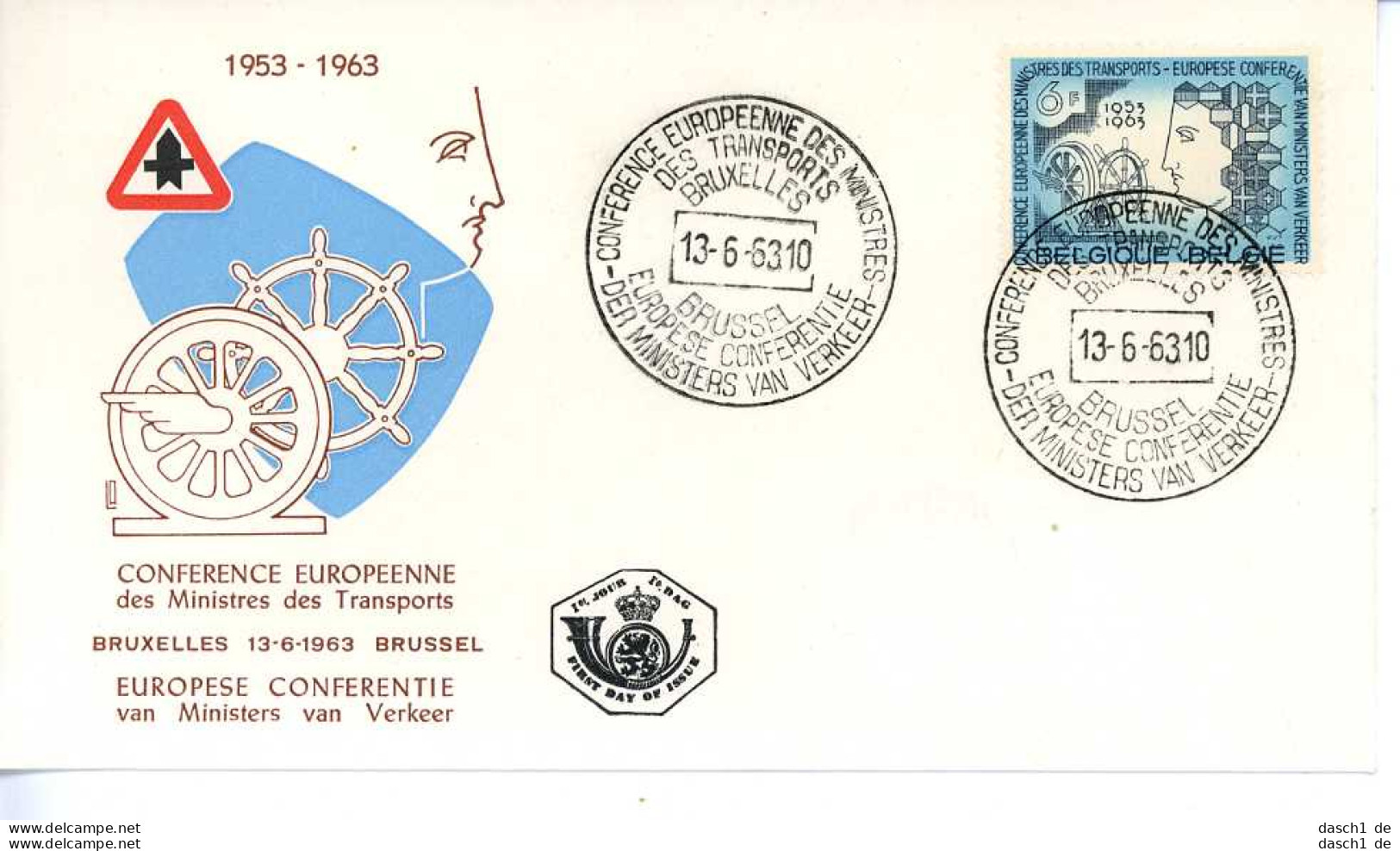 Europa, CEPT, 1963, FDC Und Sonderbelege,  23 Belege - 1963