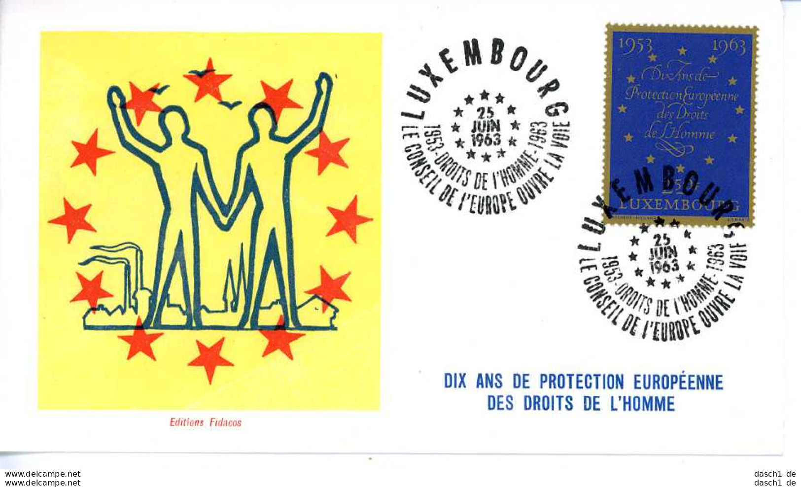 Europa, CEPT, 1963, FDC und Sonderbelege,  23 Belege