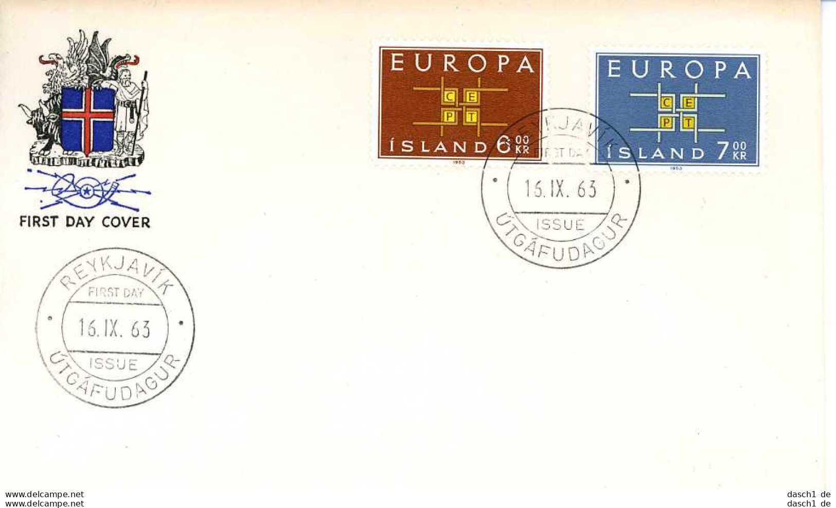 Europa, CEPT, 1963, FDC und Sonderbelege,  23 Belege