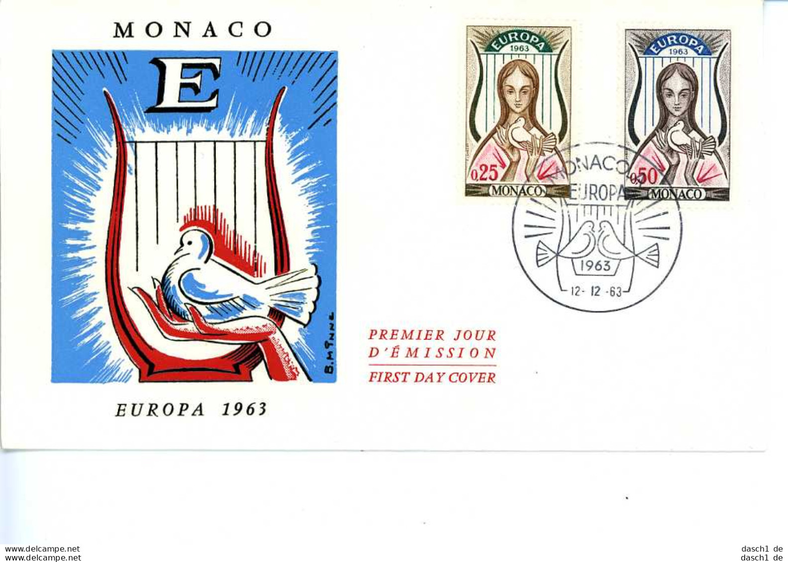 Europa, CEPT, 1963, FDC und Sonderbelege,  23 Belege