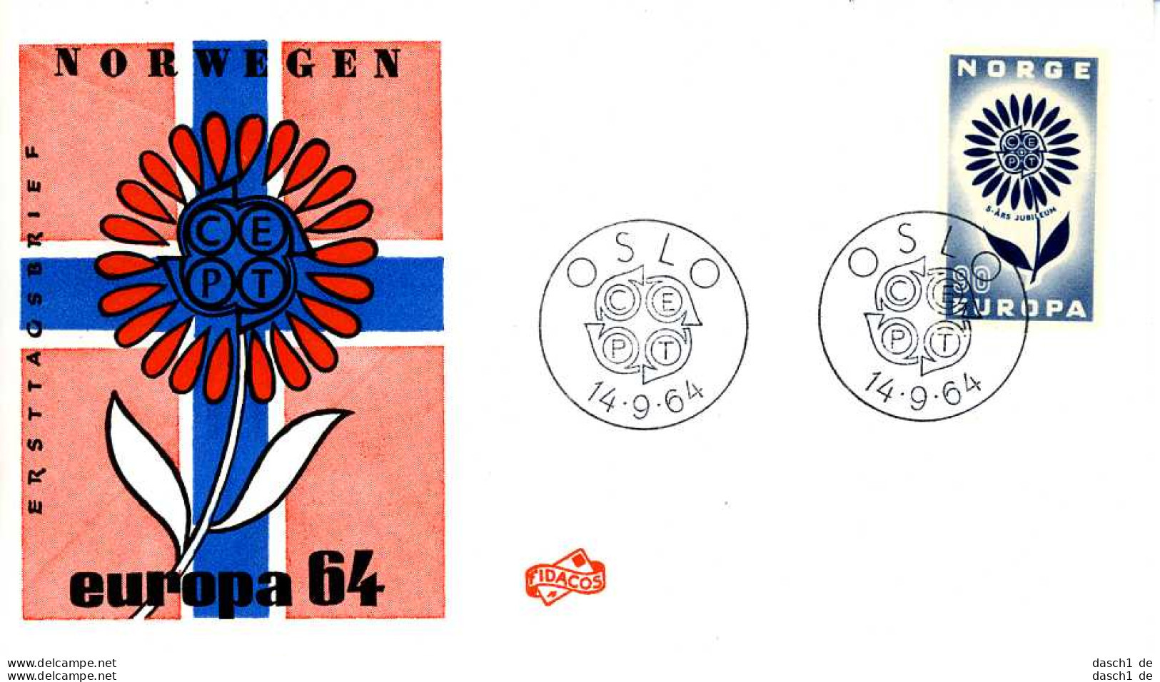 Europa, CEPT, 1964, FDC Und Sonderbelege,  23 Belege - 1964