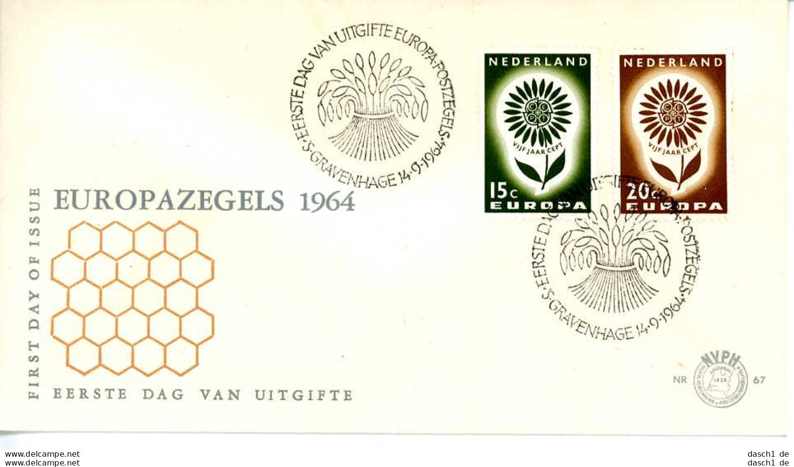 Europa, CEPT, 1964, FDC und Sonderbelege,  23 Belege