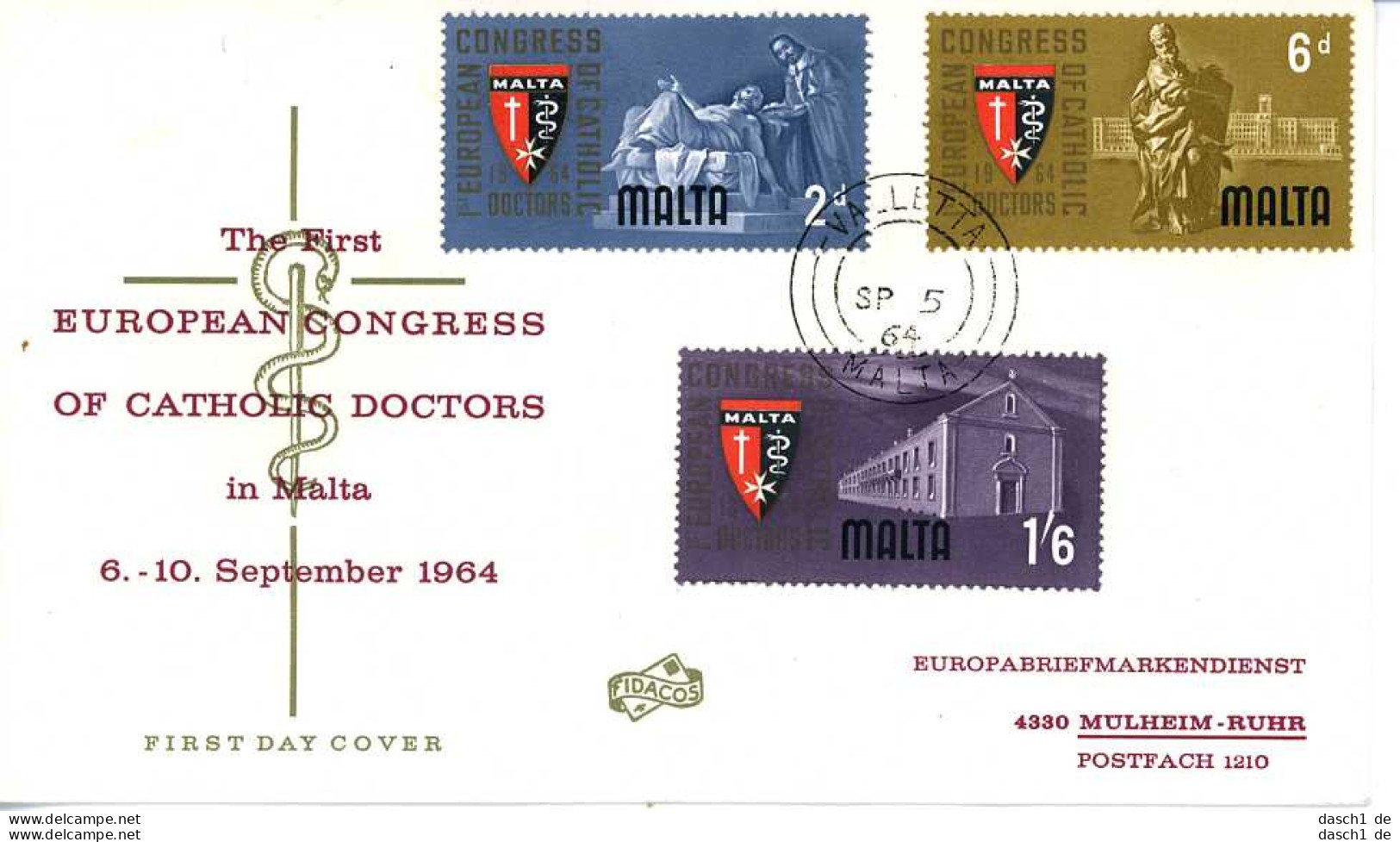 Europa, CEPT, 1964, FDC und Sonderbelege,  23 Belege