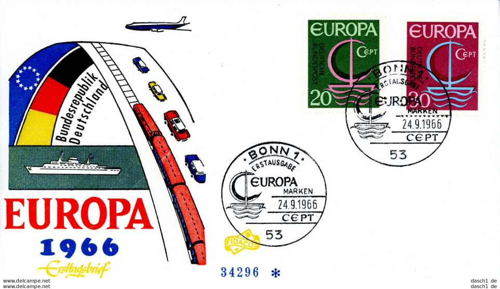 Europa, CEPT, 1965, FDC und Sonderbelege,  24 Belege