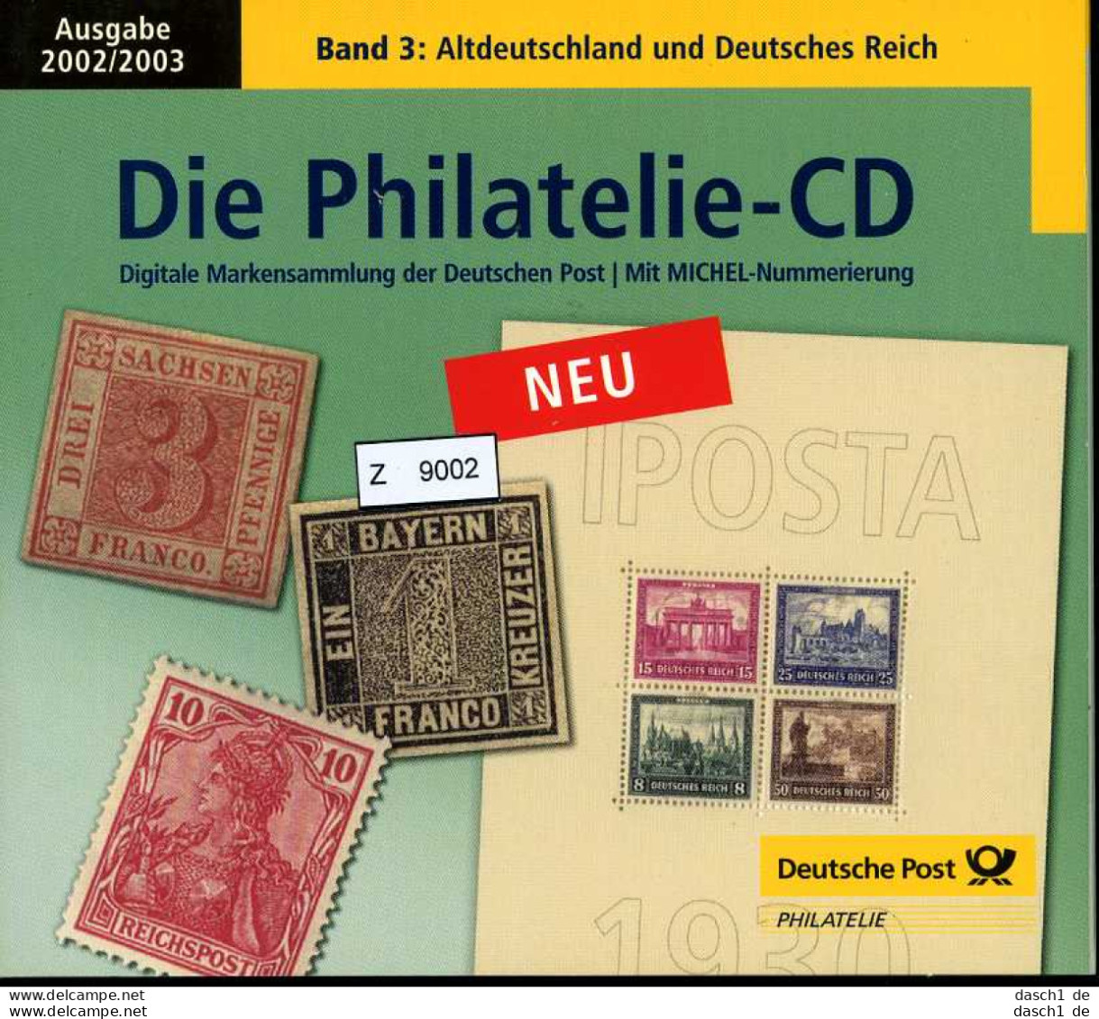 Bundesrepublik, - Berlin, 3 Lose U.a. Die Philatelie - CD 2001/2002, Band 1, BRD West-Berlin - Alemán