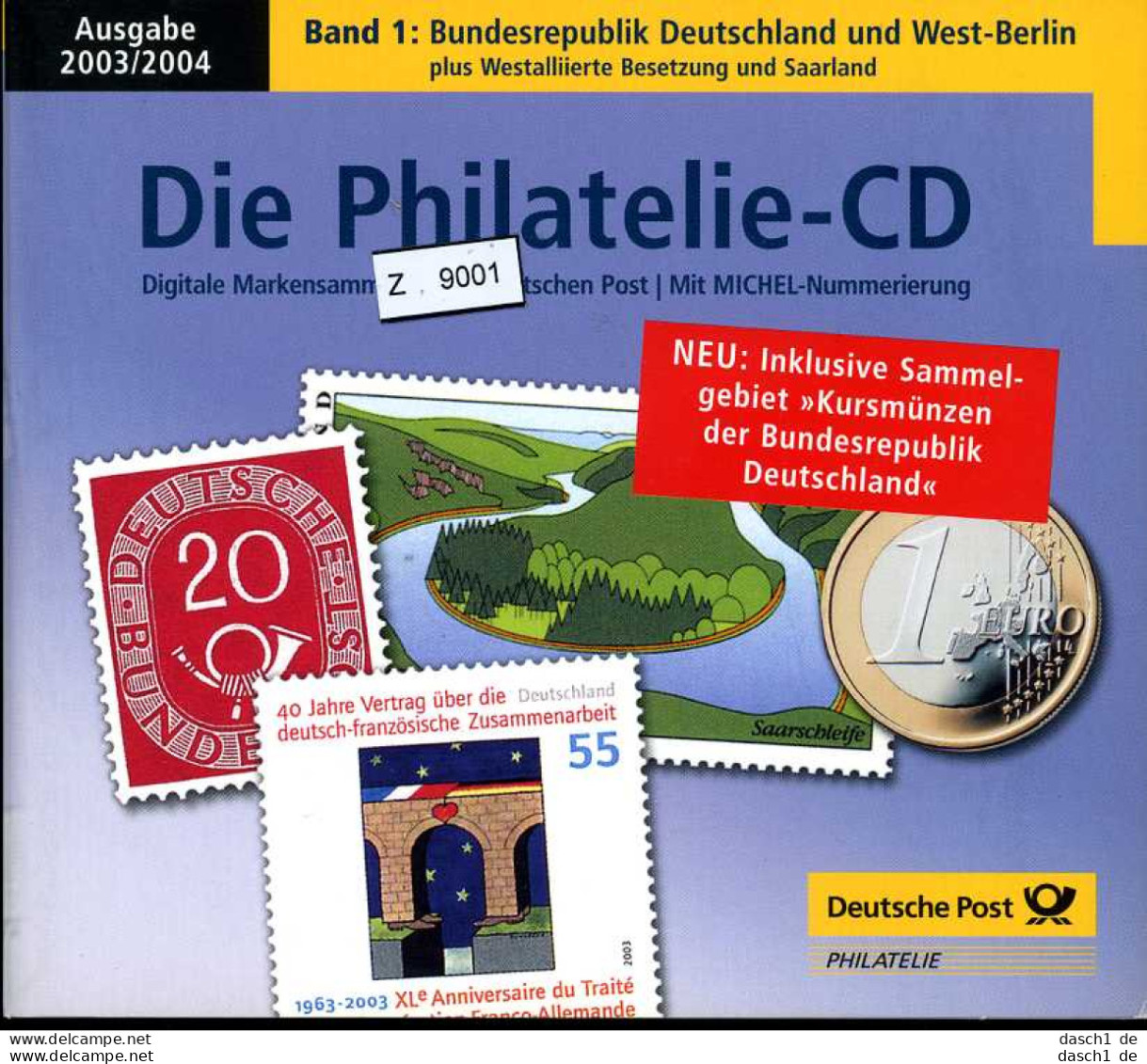 Bundesrepublik, - Berlin, 3 Lose U.a. Die Philatelie - CD 2001/2002, Band 1, BRD West-Berlin - Tedesco