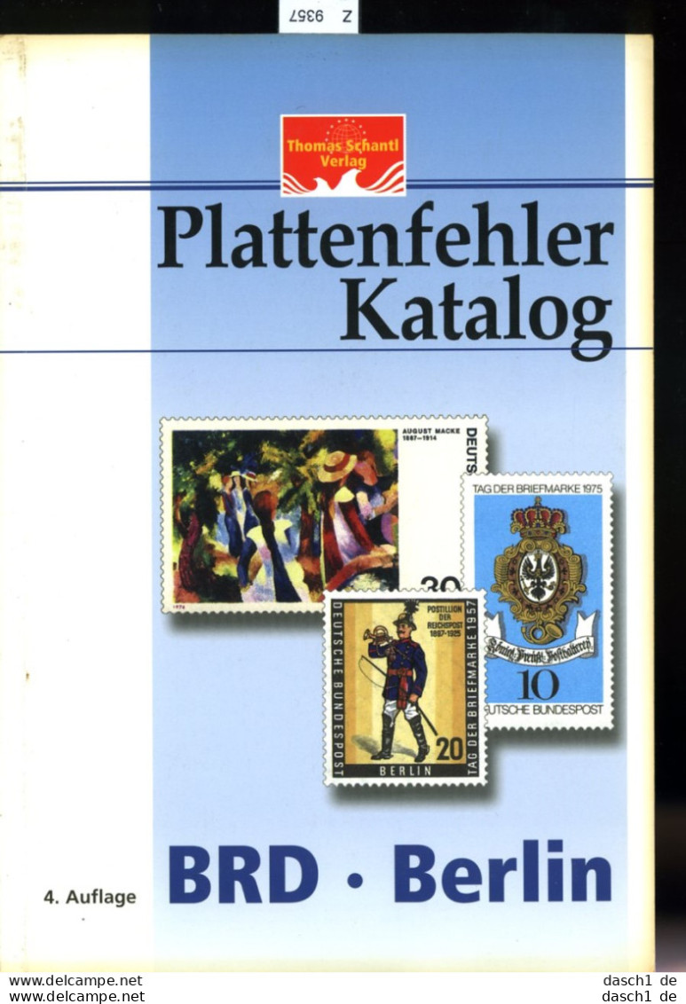 Katalog, Deutschland, Schantl Plattenfehler Katalog BRD Und Berlin, Mit Geringen Gebrauchsspuren - Germany