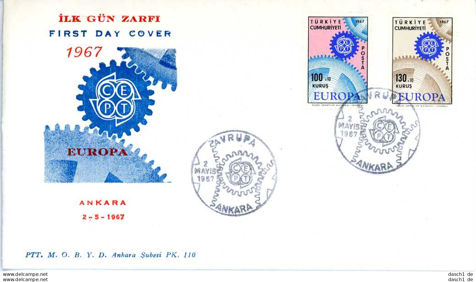 Europa, CEPT, 1967, FDC und Sonderbelege,  37 Belege