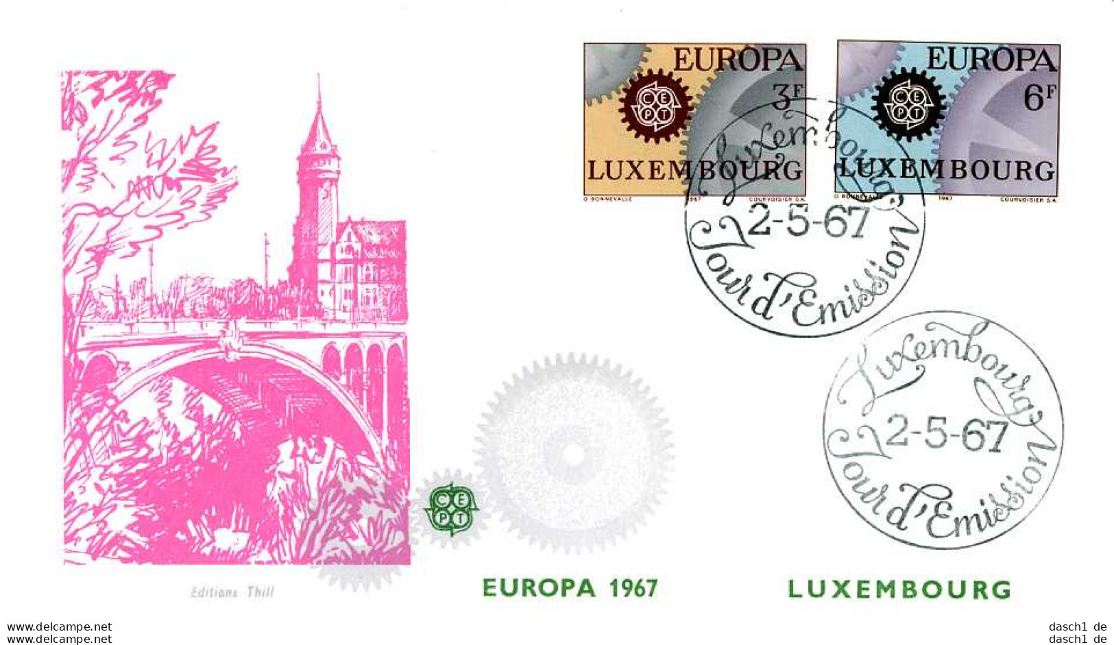 Europa, CEPT, 1967, FDC und Sonderbelege,  37 Belege