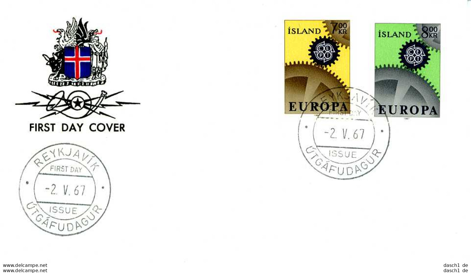 Europa, CEPT, 1967, FDC und Sonderbelege,  37 Belege