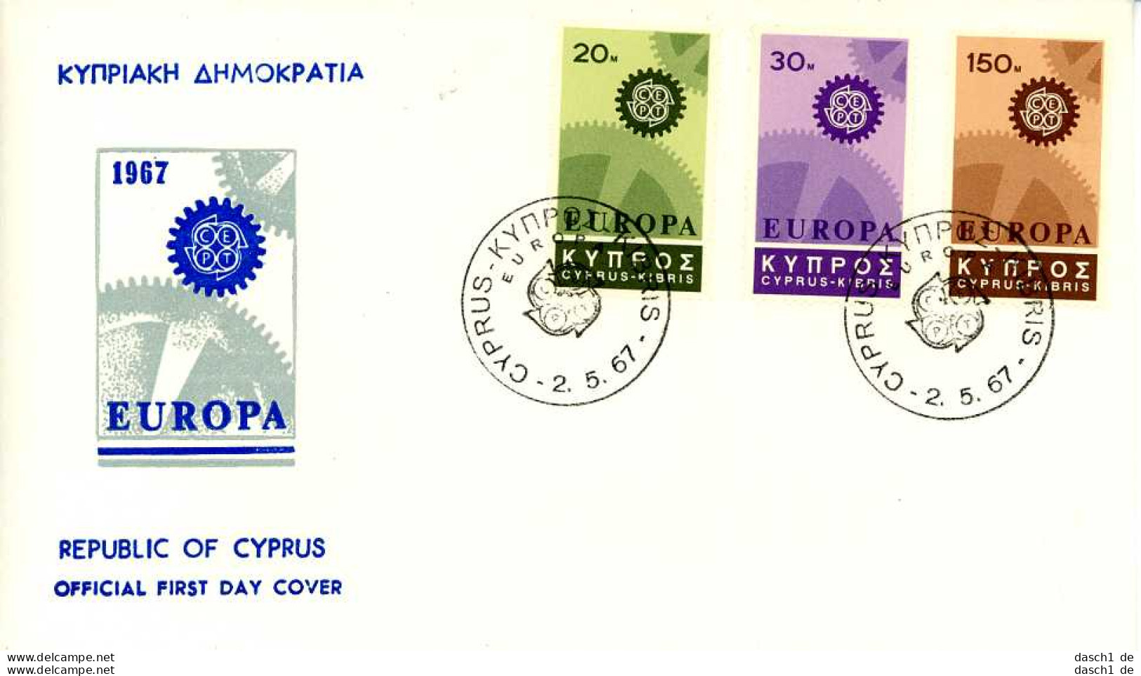 Europa, CEPT, 1967, FDC und Sonderbelege,  37 Belege