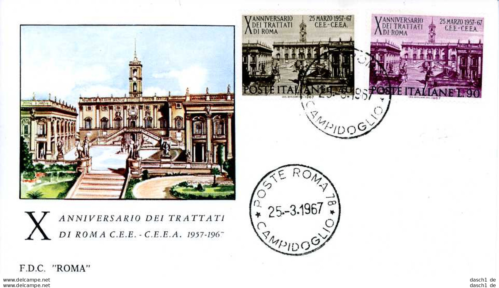 Europa, CEPT, 1967, FDC und Sonderbelege,  37 Belege